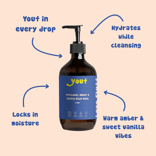 Patchouli, Amber & Vanilla Hydrating Vegan Body Wash