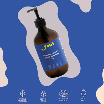 Patchouli, Amber & Vanilla Hydrating Vegan Body Wash